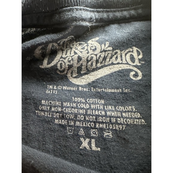 The Dukes of Hazzard Shirt Large Black General Lee Graphic T-Shirt - Picture 5 of 9